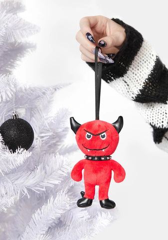 Devil May Care Plush Ornament