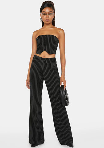 York Striped Trousers
