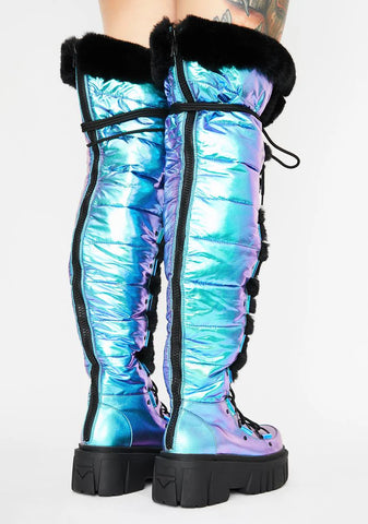 Space Bae Escapade Thigh High Boots