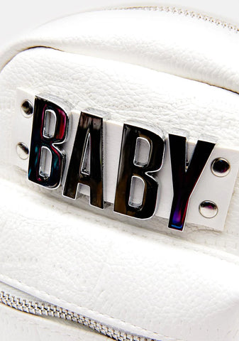 White I'm Baby Mini Bag