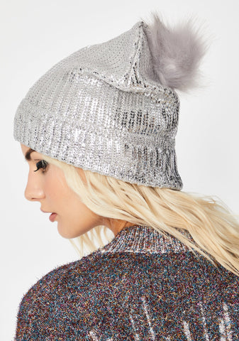 Lit Idea Metallic Beanie
