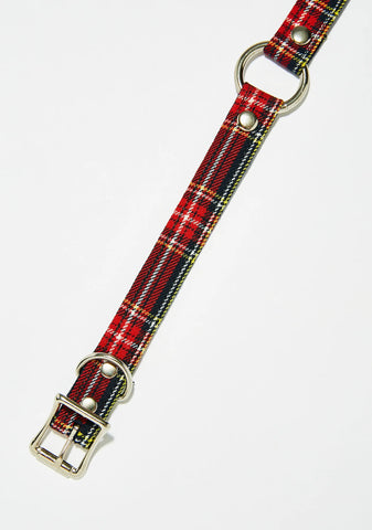 Junior Dropout Plaid Choker