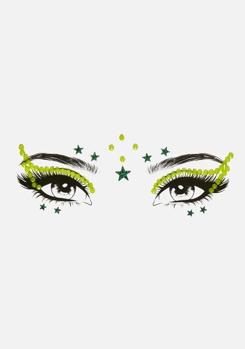 Green Goddess Eye Decoration Set