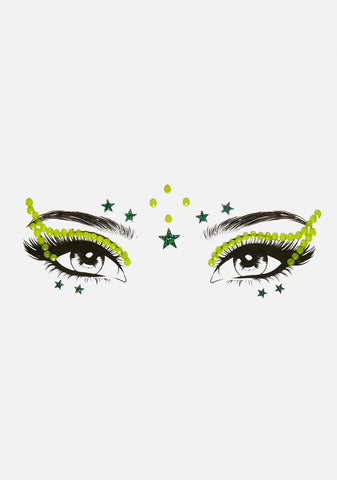 Green Goddess Eye Decoration Set
