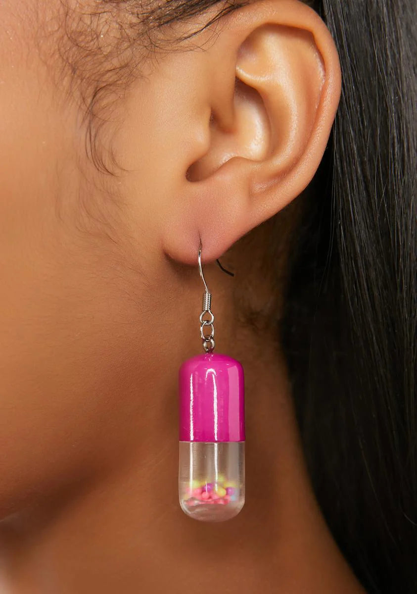 Love Medicine Pill Earrings