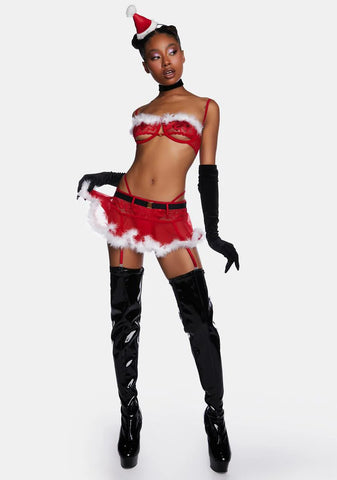 Mrs. Claus Lingerie Set
