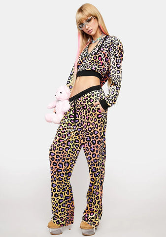 Wild For You Velour Track Pants