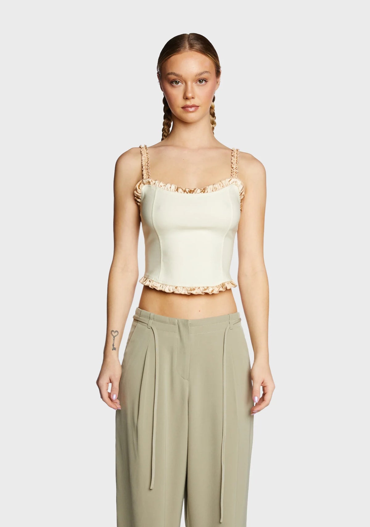 Idalia Corset Top - Cream