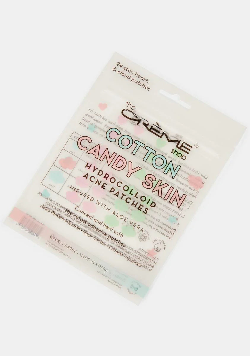 Cotton Candy Skin Hydrocolloid Acne Patches with Aloe Vera