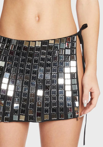 Molly Mirror Wrap Skirt