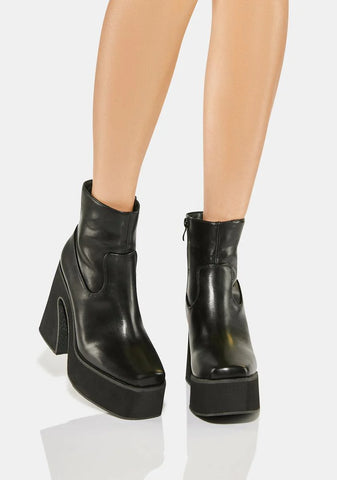 Torus Heeled Platform Boots