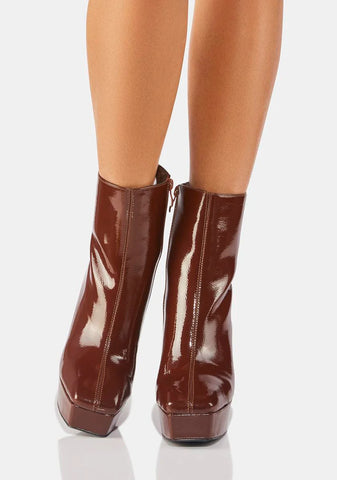 Penny Full Time Luster Platform Boots