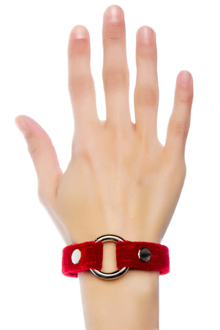 Ophelia Velvet Bracelet - Pink