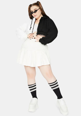 Domino Ur Two Face Zip Up Hoodie