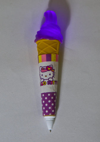 Light-Up Ice Cream Pen - Purple
