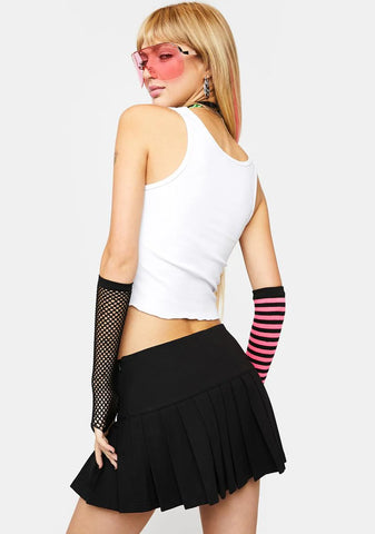 Diva Squad Pleated Mini Skirt