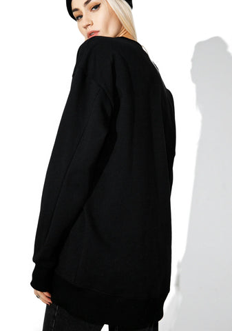 Liquid Silver Sweatshirt