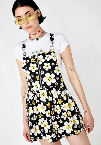Hazy Daisy Overall Dress