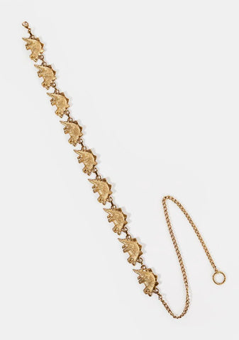 Stegosaurus Chain Belt