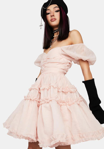 Lillia Ruffle Mini Dress