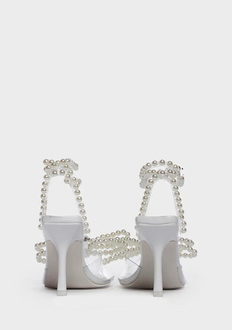 Hope Bow Strappy Heels