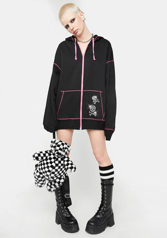 Talk Is Cheap Oversized Hoodie