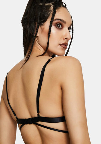 Black Starlit Bralette