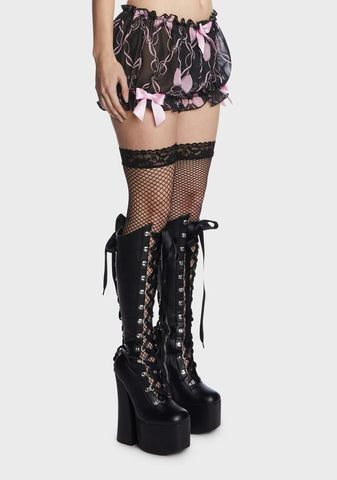 Tigthly Wound Chiffon Shorts