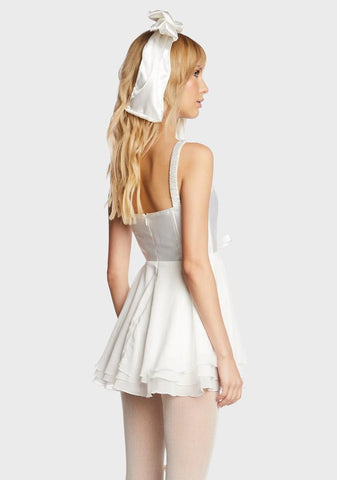 Earth Angel Satin Dress