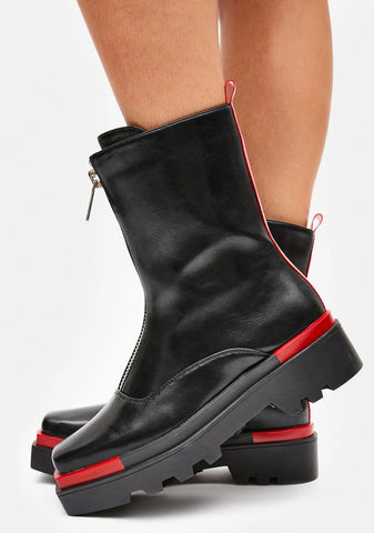 Turbo Platform Ankle Boots