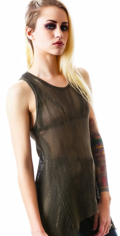 Industrial Mesh Tank - Black