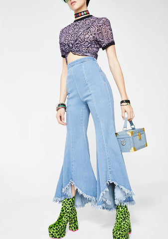 I Can Take You Higher Bell Bottom Jeans