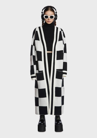 Suite Party Longline Cardigan