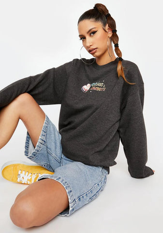 Cosmic Cowboys Graphic Crewneck Sweatshirt