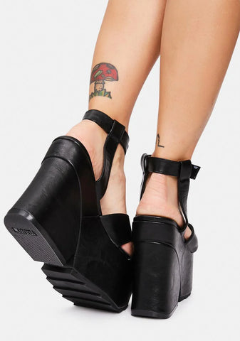 Downtown Doll Platform Heels