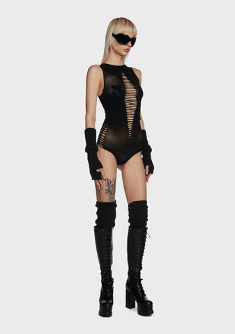Obsessed Night Ripped Bodysuit