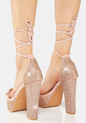 'Til Dawn Rhinestone Heels