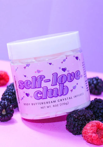 Self Love Club Crystal Infused Body Buttercream