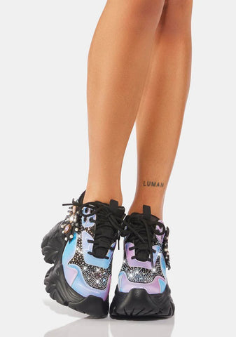 Holo Watermelon Platform Sneakers