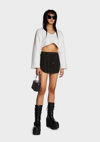 Lowkey Luxury Denim Skirt