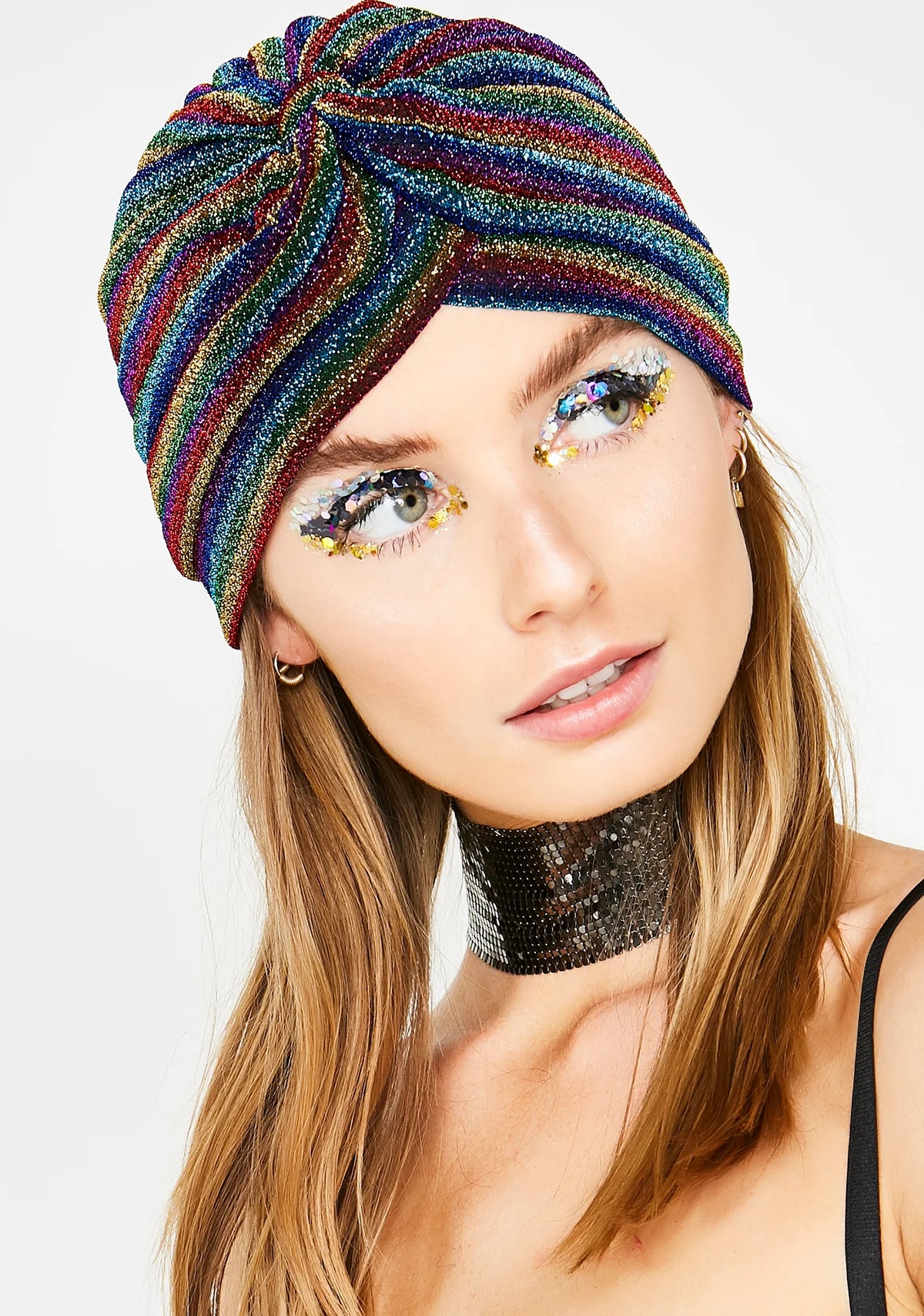 Groovy Vibez Shimmer Stripe Hat