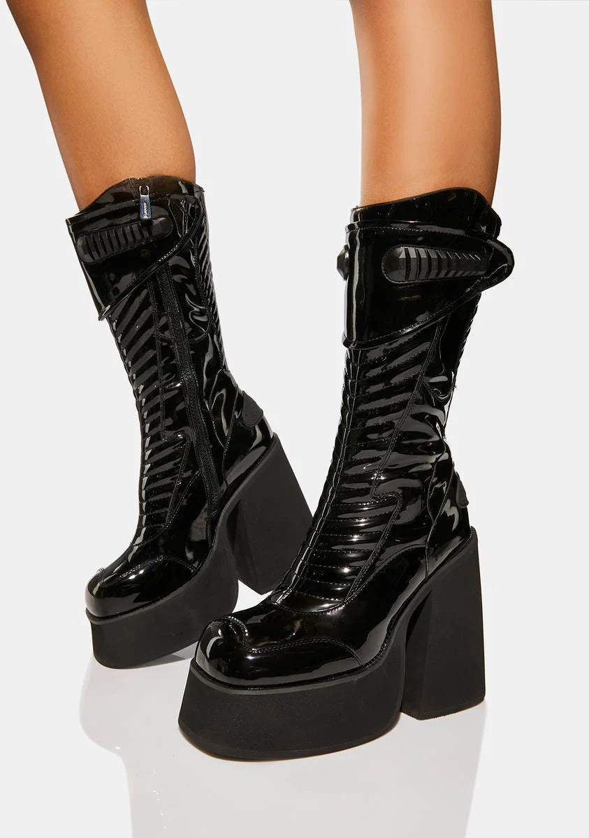Plateau High-Top Boots