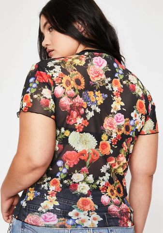 My Secret Crush Mesh Top