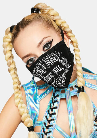 Flame Logo Face Mask