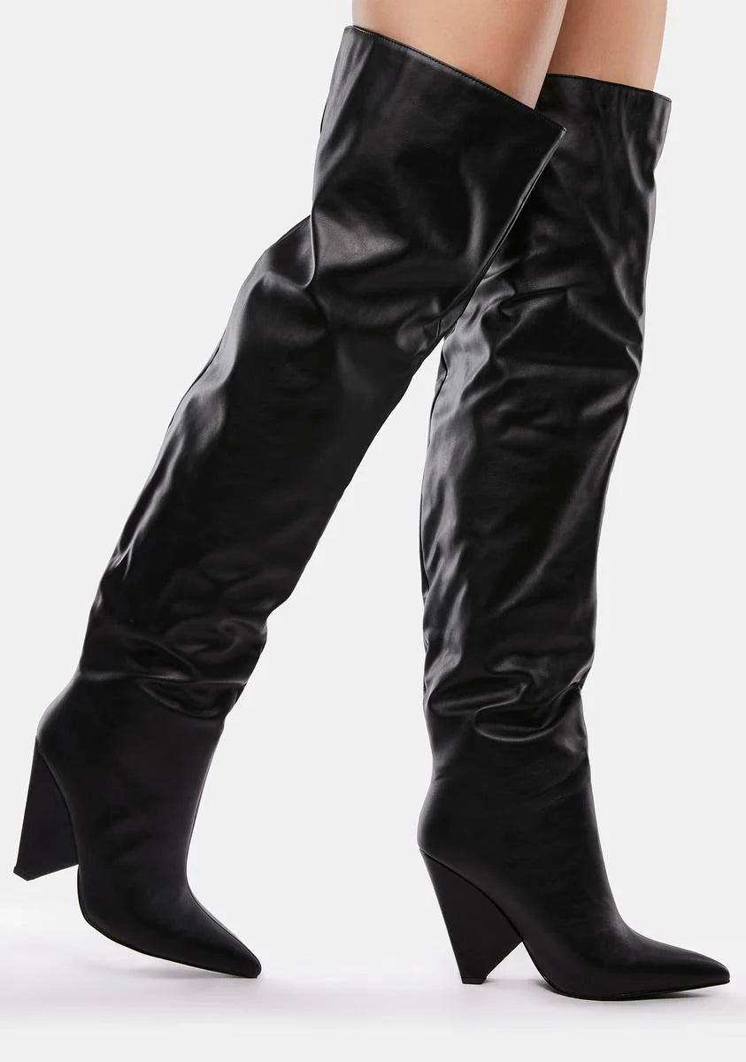 On My Radar Knee High Boots