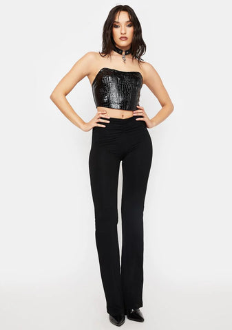 Noir Easy On Me Crop Top