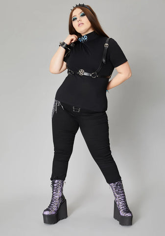 These Feelings Are Fatal Mock Neck Tee