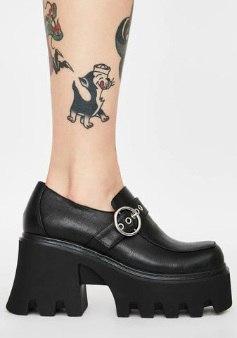 Strict Business Platform Loafers