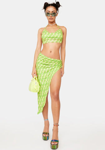 Tropical Take Me Away Skirt Set