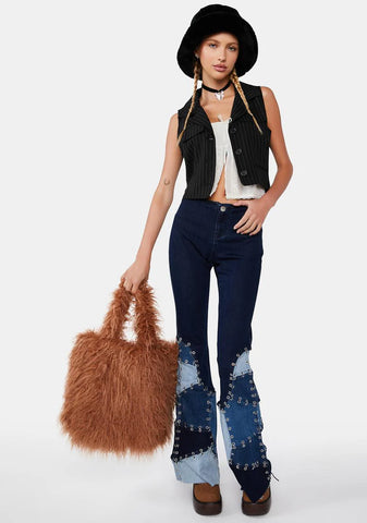 Passport Approved Patchwork Flares